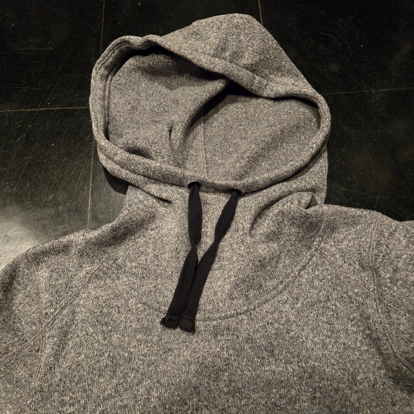 Old Navy Active hooded sweatshirt gray black misses size medium EUC - Picture 4 of 9